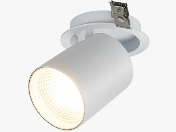 IRIS-R recessed tiltable downlight RD series front view