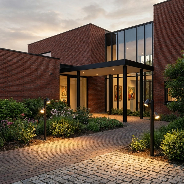 BAM SER directional exterior spot bollard case 2