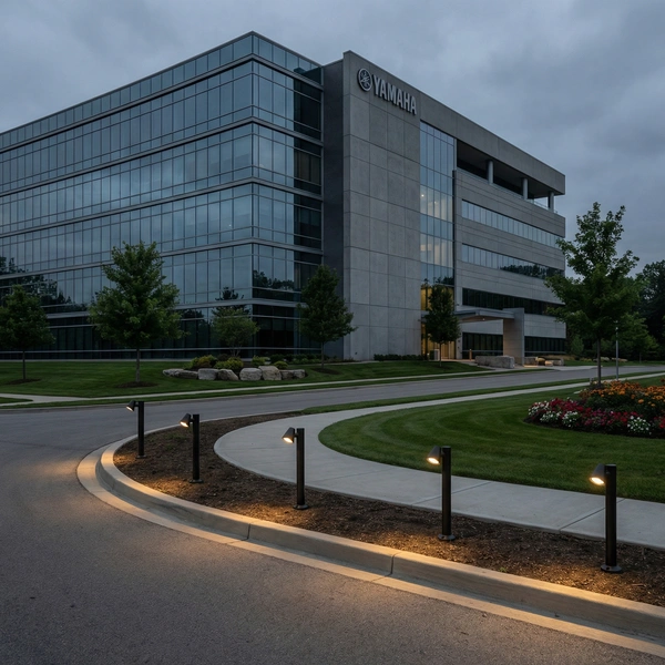 BAM SER precision directional exterior spot LED bollard case 3