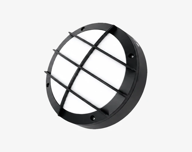 AQUA-D industrial grid guard bulkhead for commercial stairwells