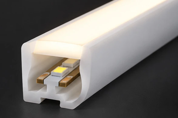 NEON-1010 7-part co-extruded cross-section diagram