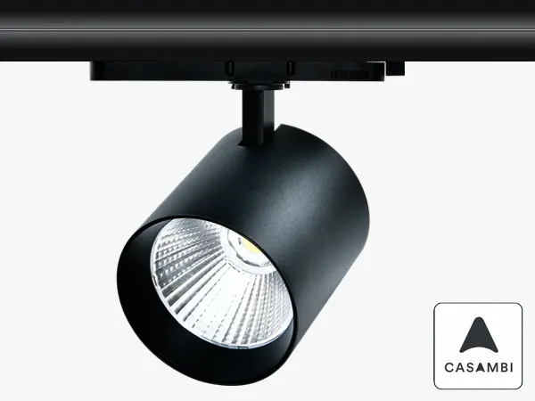 Faretto a binario LED dimmerabile Casambi VUE-C per punto vendita