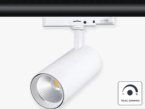 Faretto a binario LED dimmerabile TRIAC VUE-T per punto vendita